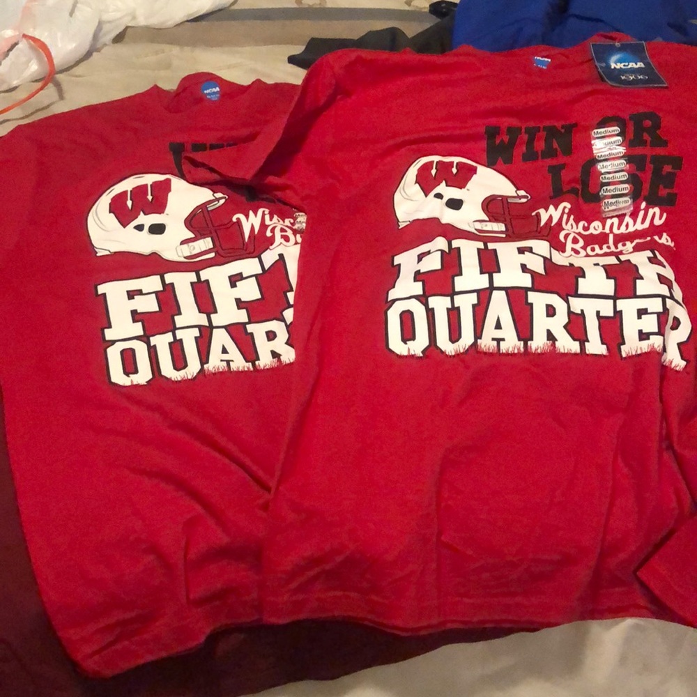 Wisconsin badgers tees